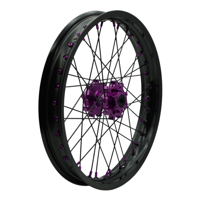 Emoto-Parts 21 / 18 Zoll Offroad Radsatz Schwarz / Lila