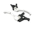 Kurzer silberner CNC-Bremshebel aus 6061 Aluminium für E-Ride Pro SR / SS 3.0
