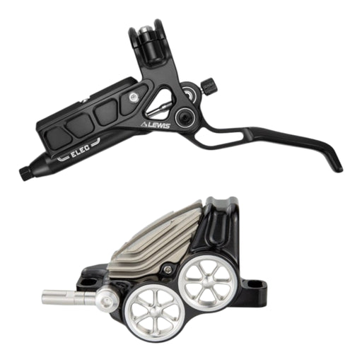 Lewis EB20-21 High-Performance Bremse mit Rücklichtsensor für E-Motos – 4 Kolben & CNC 7075