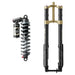 RFloXa Fahrwerksbundle Hawk 31 Max Gold mit RAB53RV fuer Surron Lightbee Frontansicht
